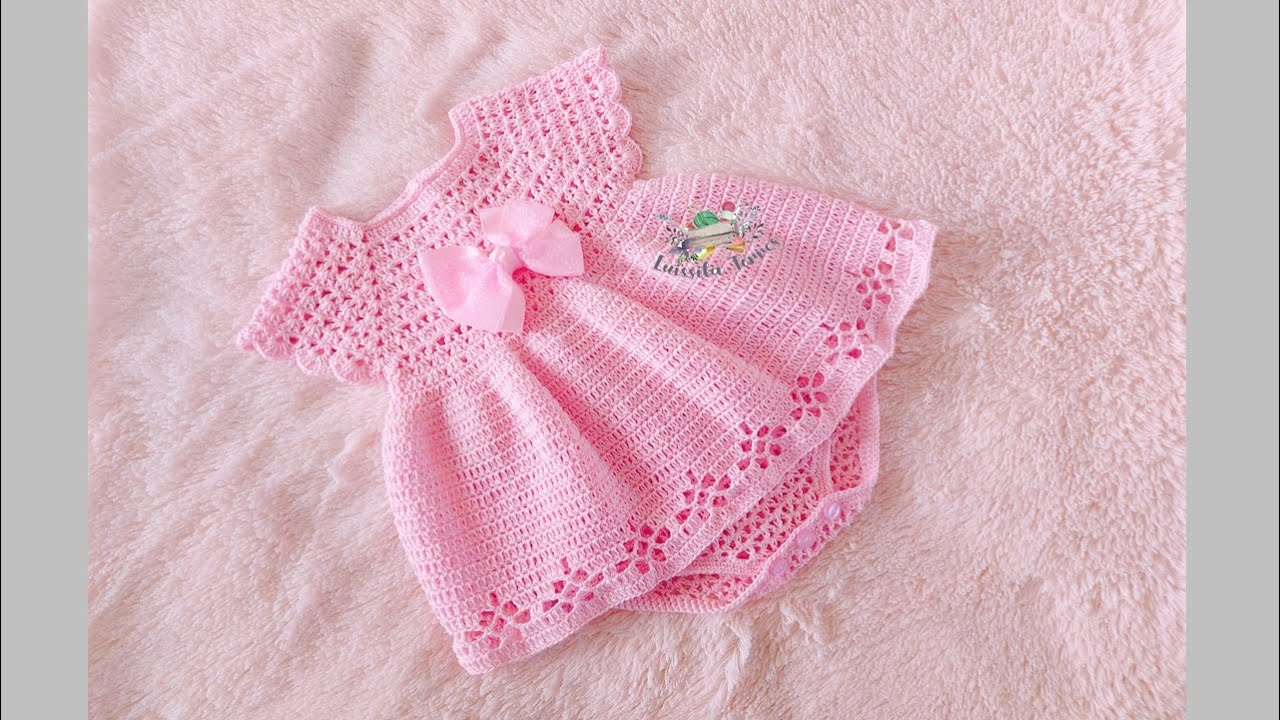 BODYSUIT PARA BEBÉ A CROCHET  PASO A PASO - CROCHET - GANCHILLO - 0 A 3 MESES