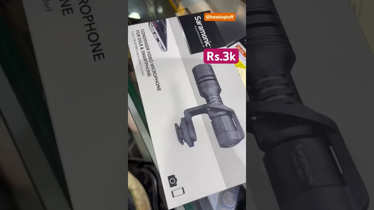 Saramonic Vmic Mini Shotgun Mic DSLR & Mobile,#unboxing #reels #viralreels #photography #shots