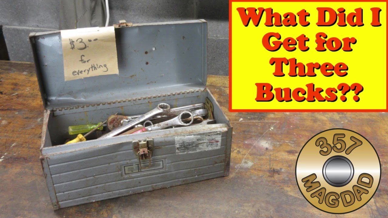 Three Dollar Yard Sale Toolbox