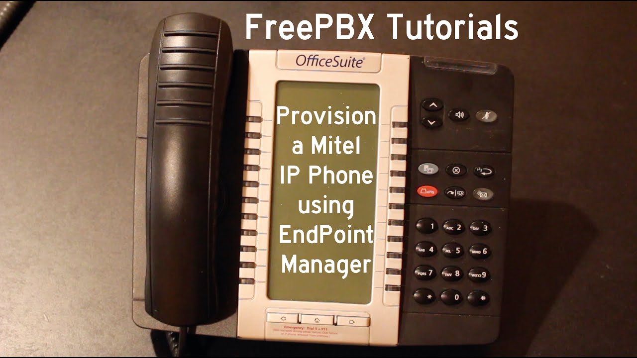 How to Configure a Mitel IP Phone with FreePBX using EndPoint Manager