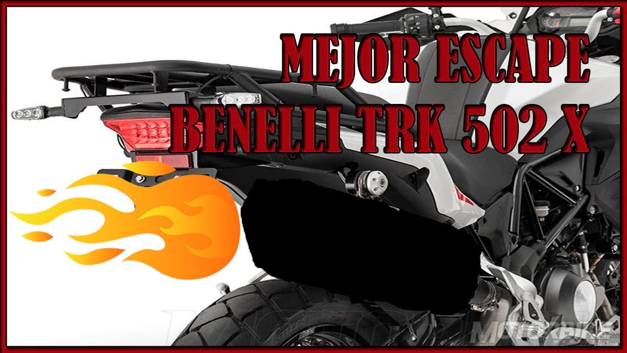 Mejores tubos de escape Benelli TRK 502 X