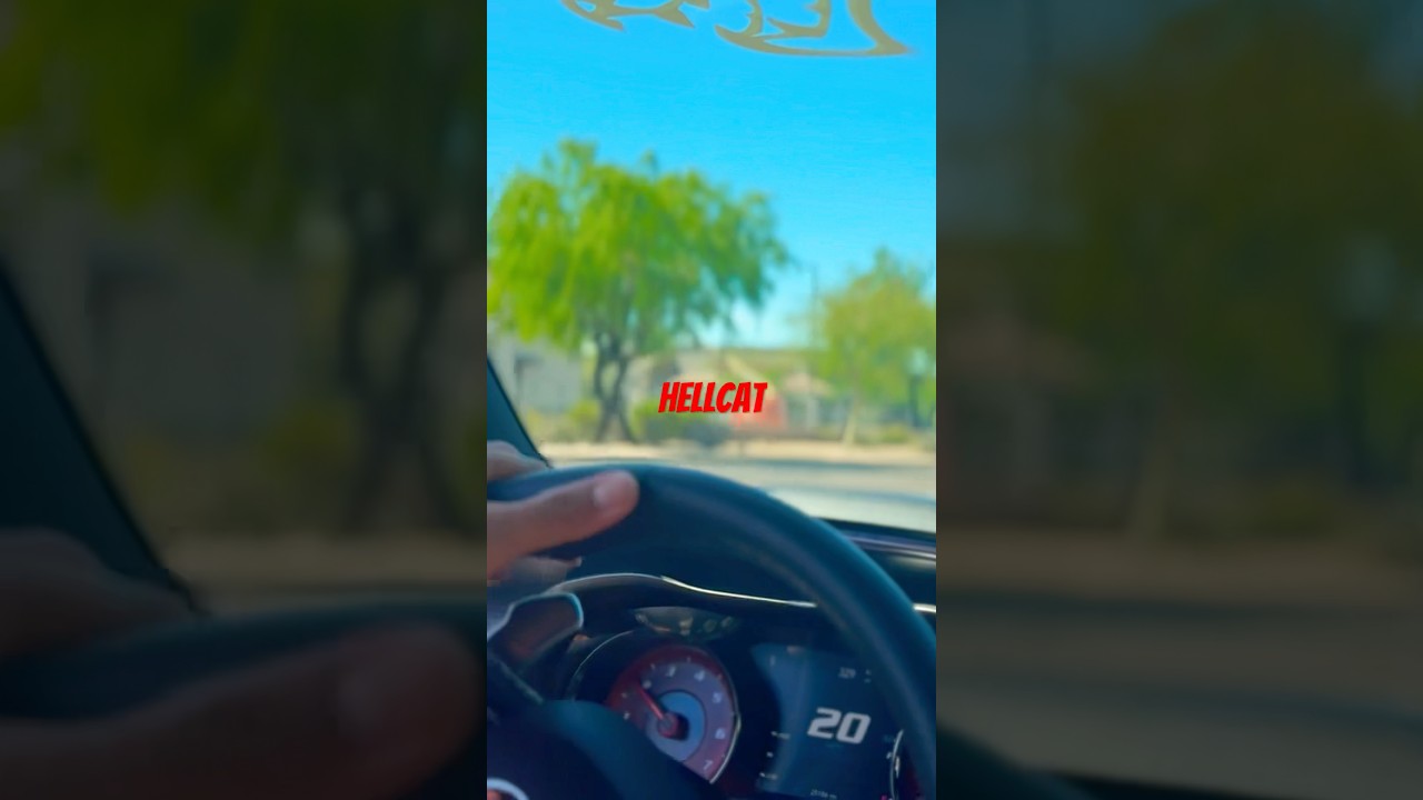 Hellcat Street Racing Team edition are so unnecessarily fast #wow #pov #streetdrive #trending #cars