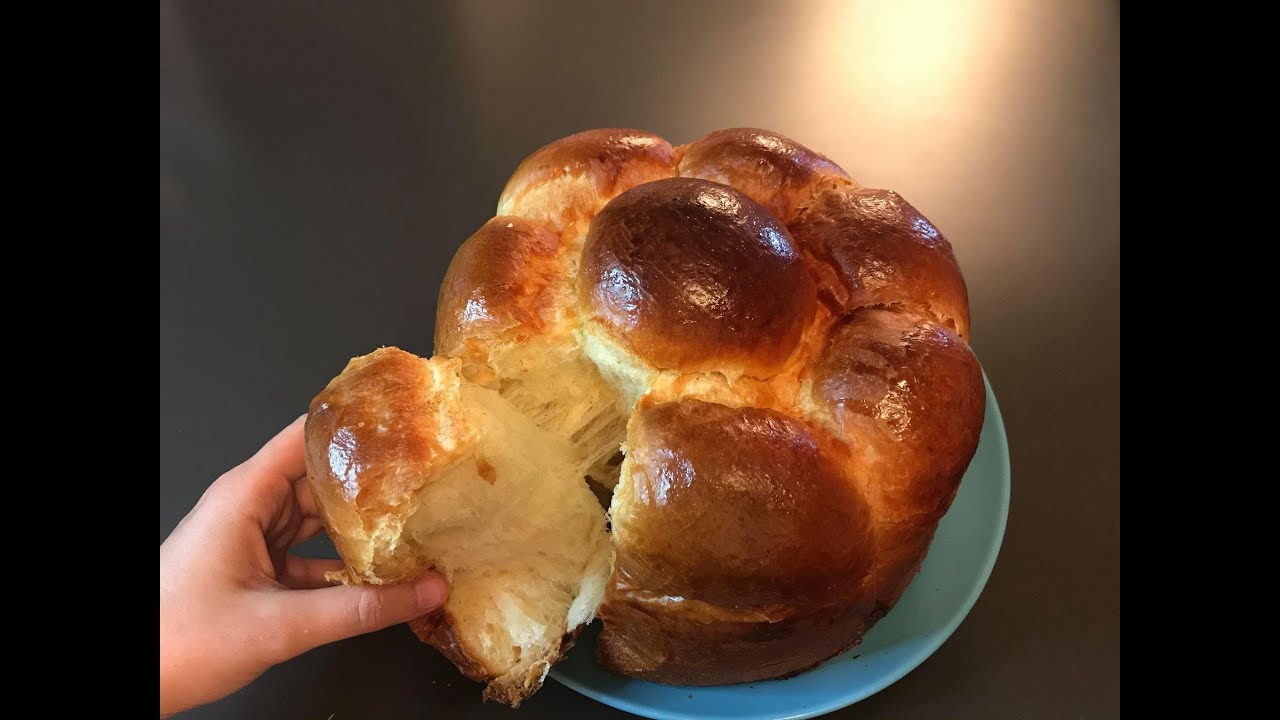 Brioche moelleuse et filante très facile au thermomix  بريوش خفيف كالقطن