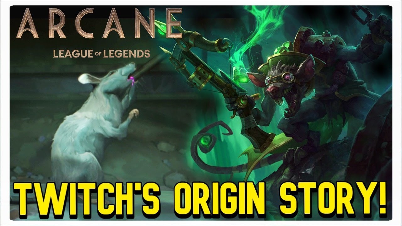Arcane League of Legends: TWITCH EASTER EGG & ORIGIN STORY!