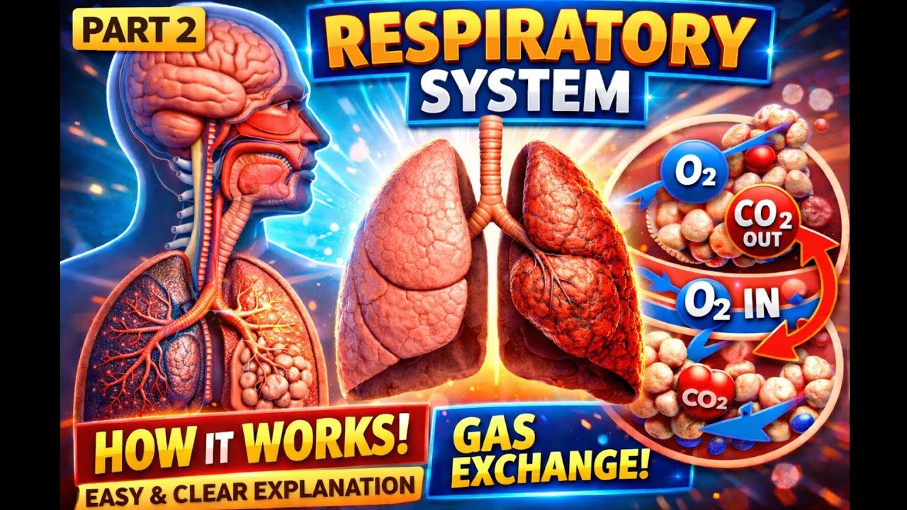 🫁 Respiratory System – Part 2 | Easy & Clear Explanation