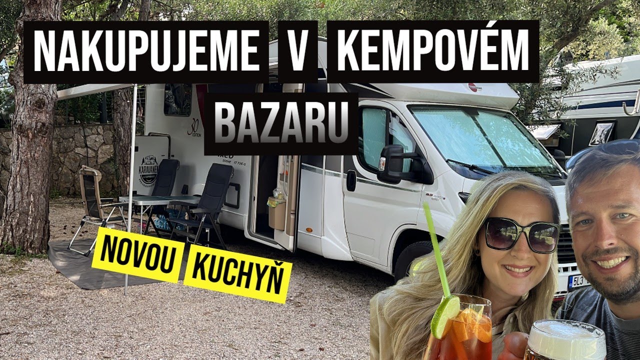 CHORVATSKO obytným autem kemp Ježevac nám učaroval. Ostrov krk