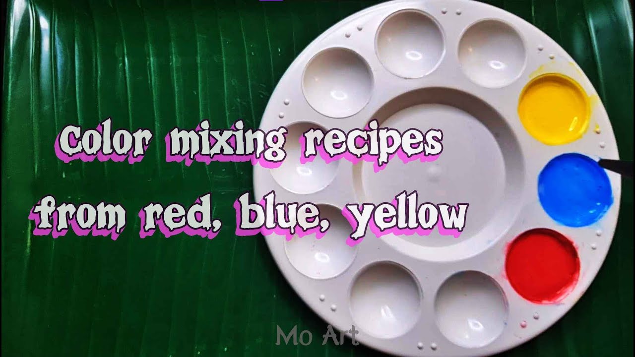 Color mixing  l acrylic painting for beginners l Mo Art