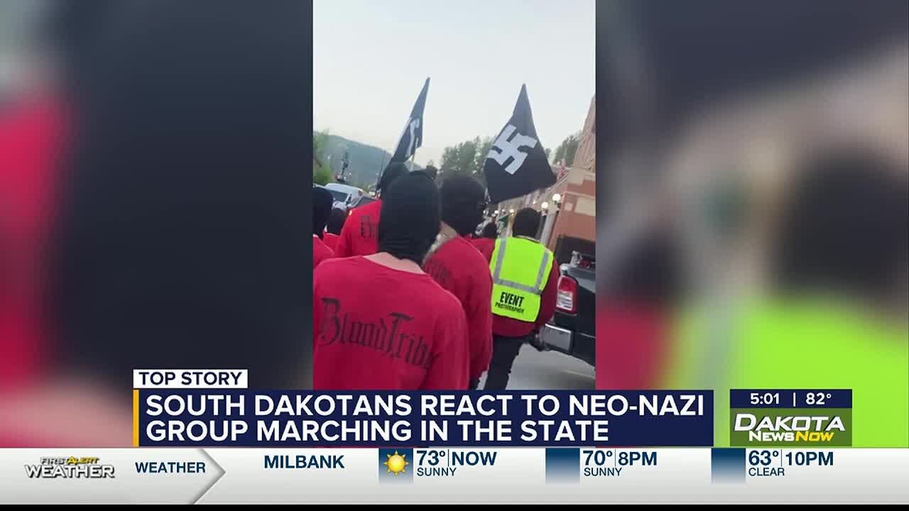 South Dakotans react to Neo-Nazi group marching in Pierre, Deadwood