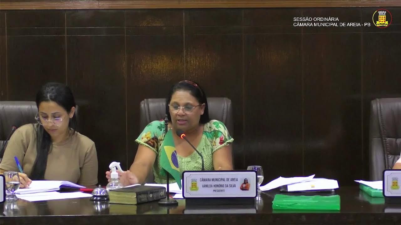 6ª SESSÃO ORDINÁRIA DA CÂMARA MUNICIPAL DE AREIA-PB DA 20ª LEGISLATURA 2026.