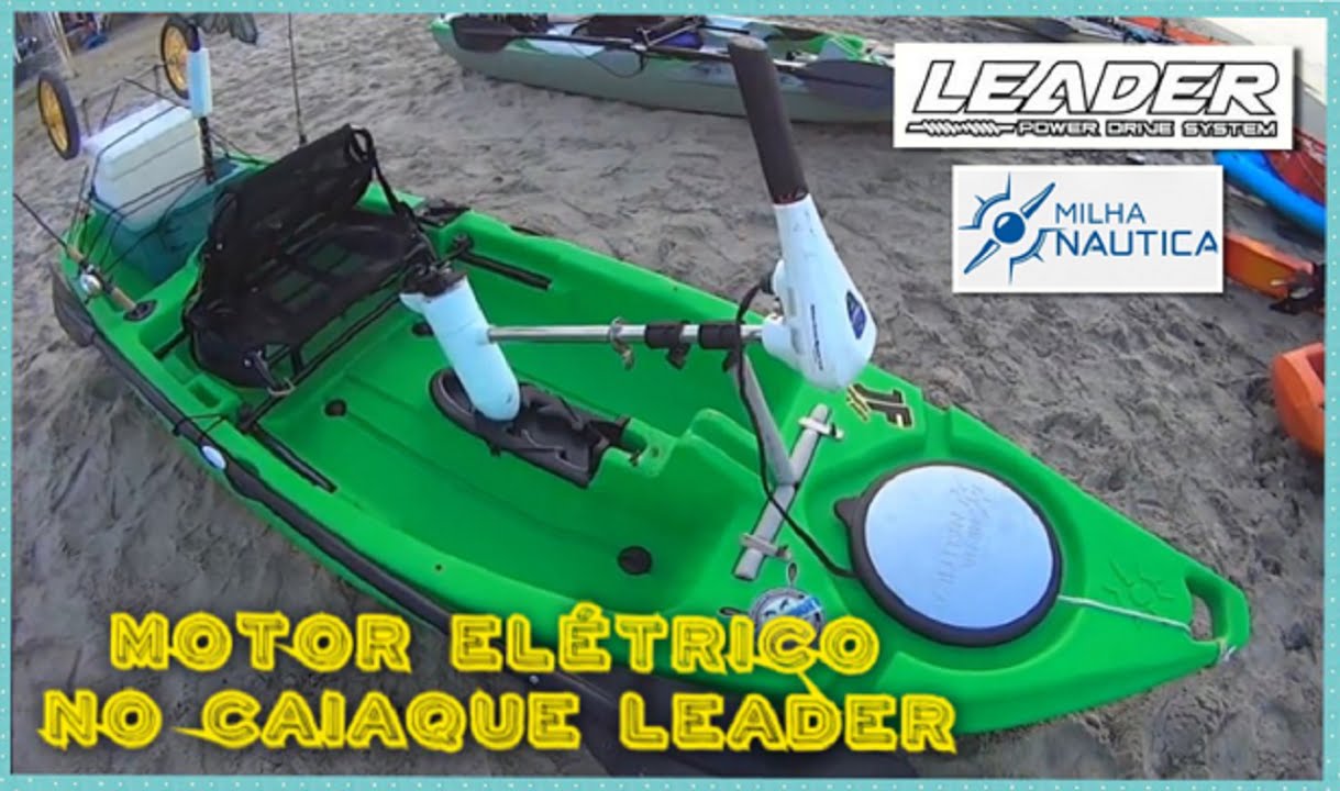 Estréia do motor elétrico no caiaque Leader da Milha Náutica - Encontro JF - Muriqui - RJ