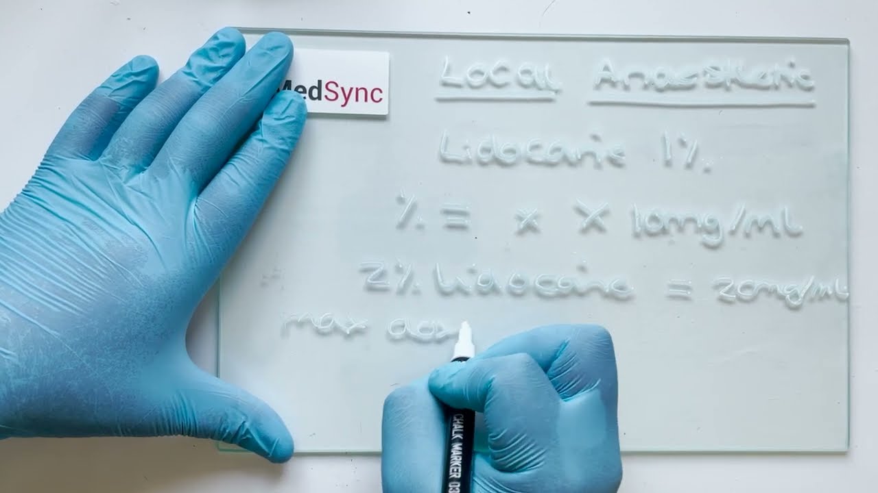 Local Anaesthesia for OSCE's: The calculations explained!
