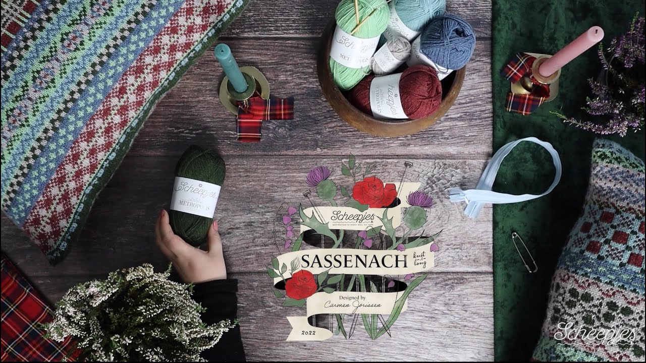 Scheepjes Knit-A-Long 2022 - Sassenach - Designed by New Leaf Designs
