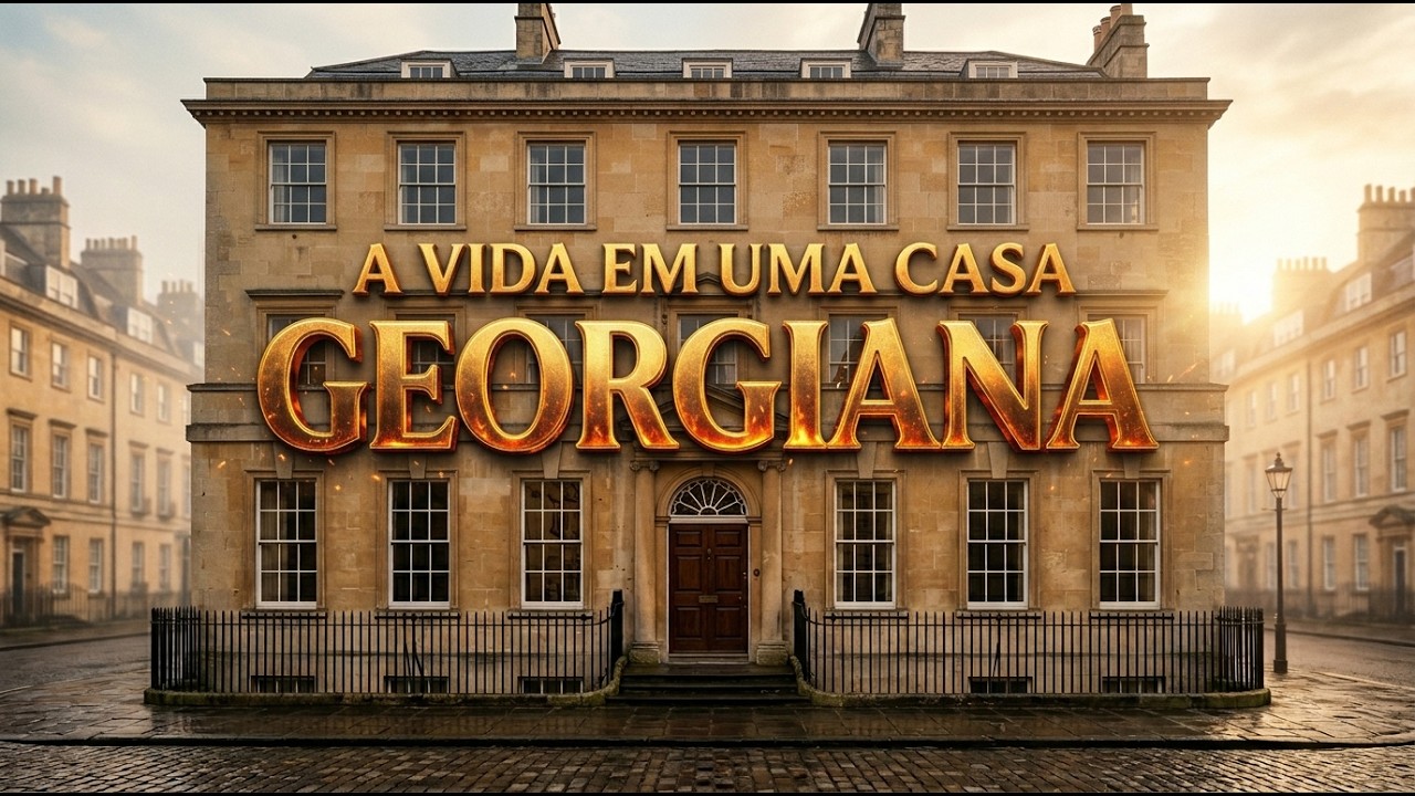 Assim os Ingleses Viviam Dentro de uma Casa Georgiana na Inglaterra em 1800 | Reconstrução com IA