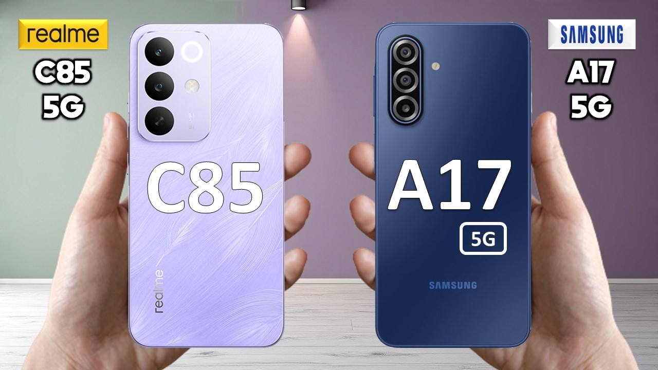 Realme C85 против Samsung Galaxy A17 — полное сравнение 🔥 Techvs