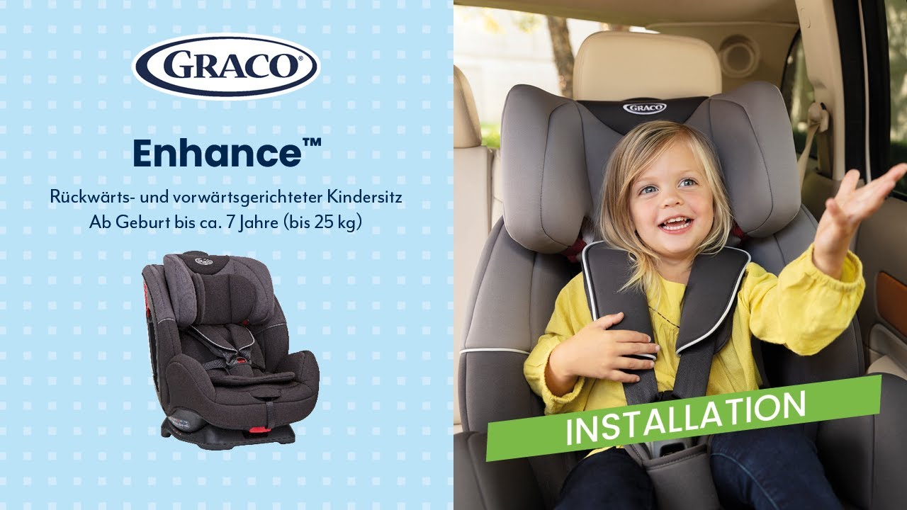 Anleitung | So installiert ihr den Graco Enhance&trade; Kindersitz
