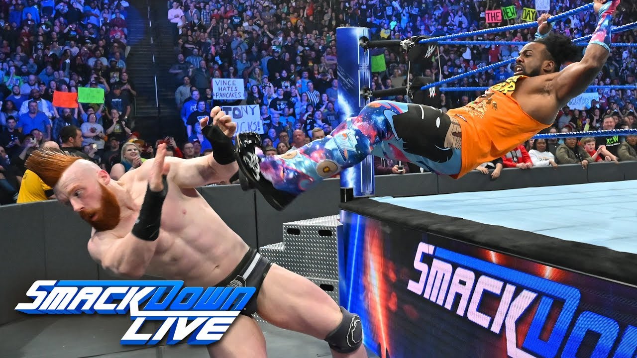 Hardy Boyz, Ricochet & Black против The Bar, Nakamura & Rusev: SmackDown LIVE, 12 марта 2019 г.
