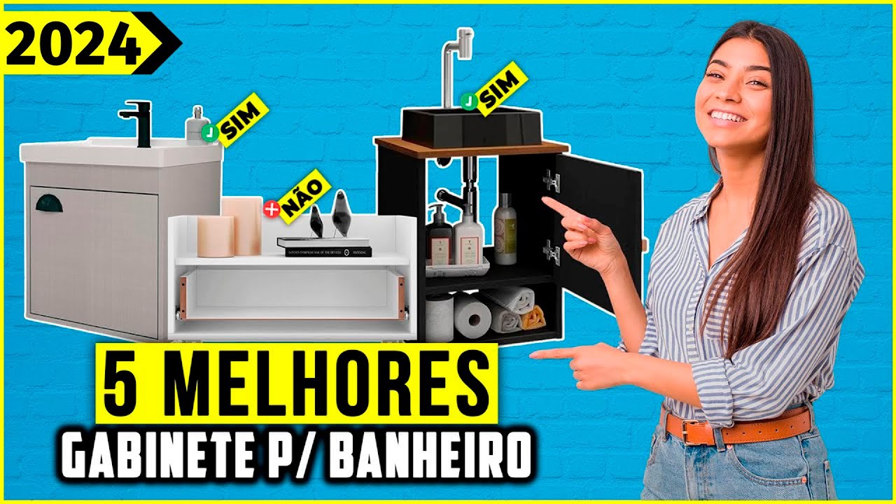 Os 5 Melhores Gabinete Para Banheiro / Armário De Banheiro Em 2024!