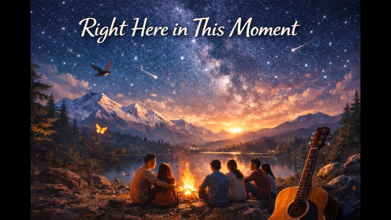 Right Here in This Moment – Acoustic Soft Rock Song About Life & Beauty