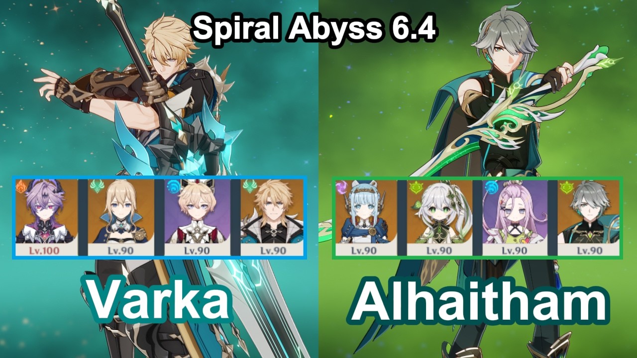 C0 Varka Attack Speed Build & C6 Alhaitham | Spiral Abyss 6.4 | Genshin Impact