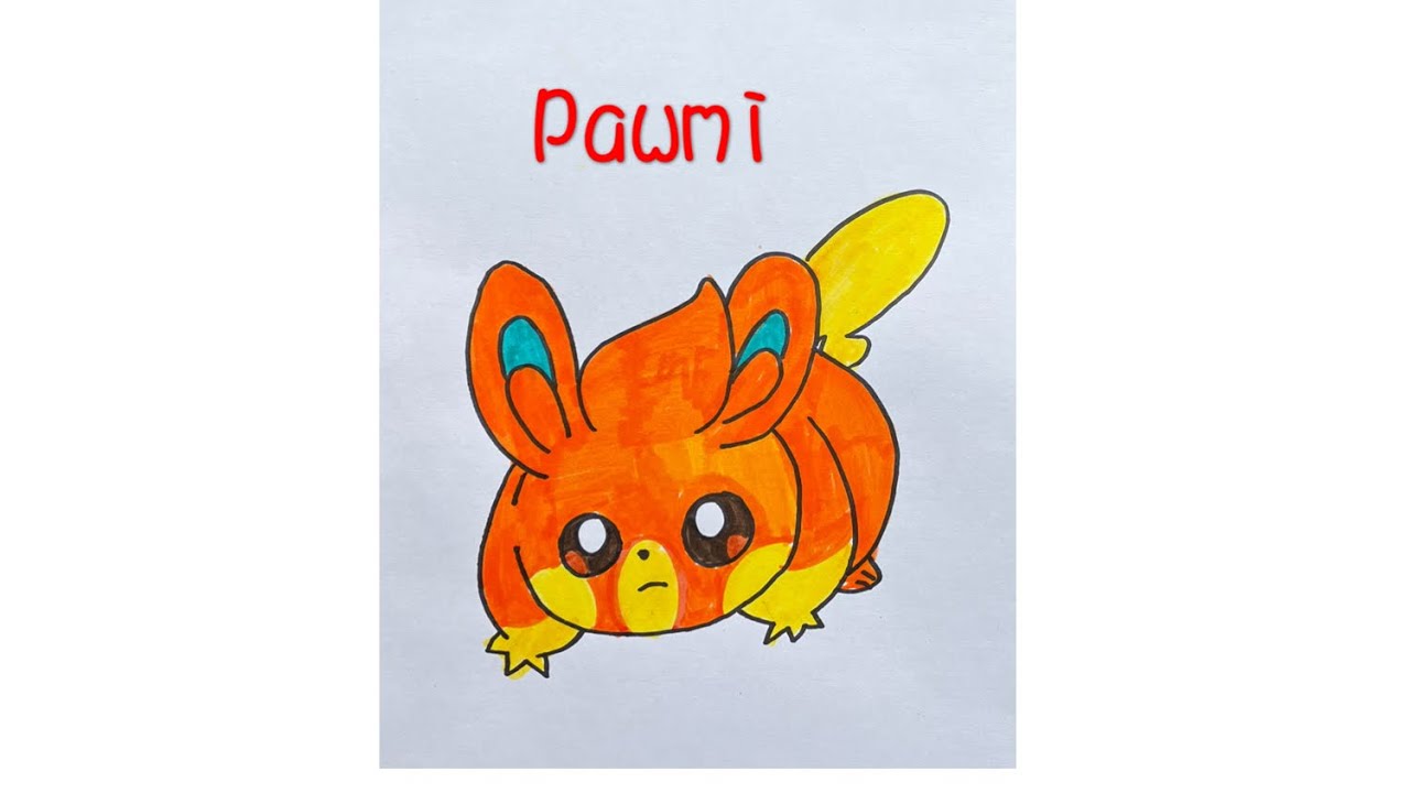 Drawing Pawmi Pokemon#pokemon #shorts