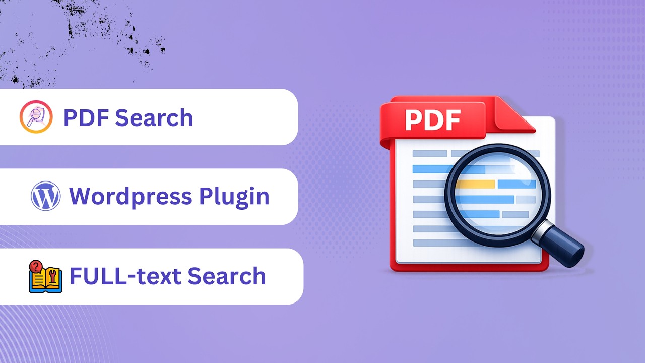 WebEquipe PDF Search Plugin for WordPress - Make PDFs Searchable in Minutes | Complete Tutorial