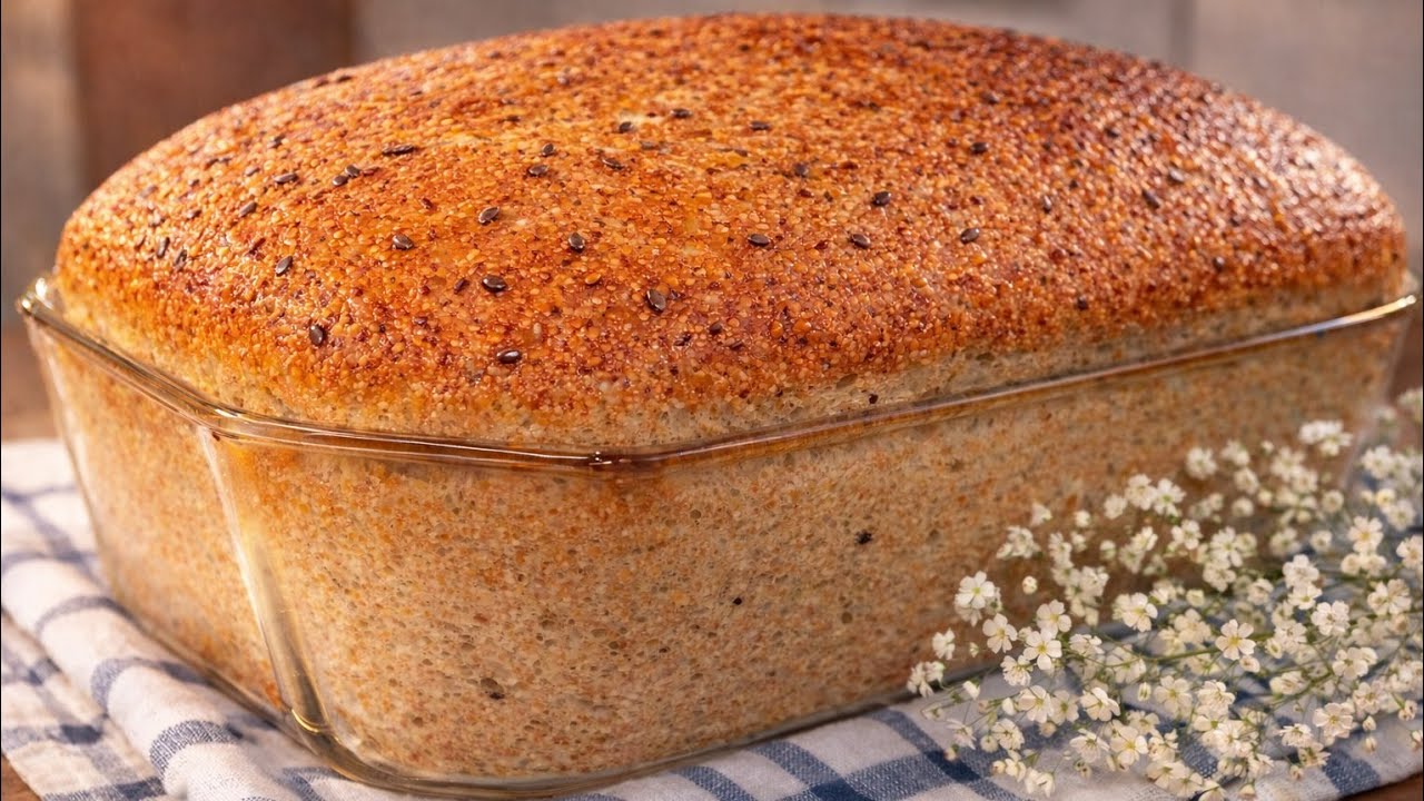 Just look at it… you’ll never buy bread again ❗️ No-knead bread with easy bread recipes