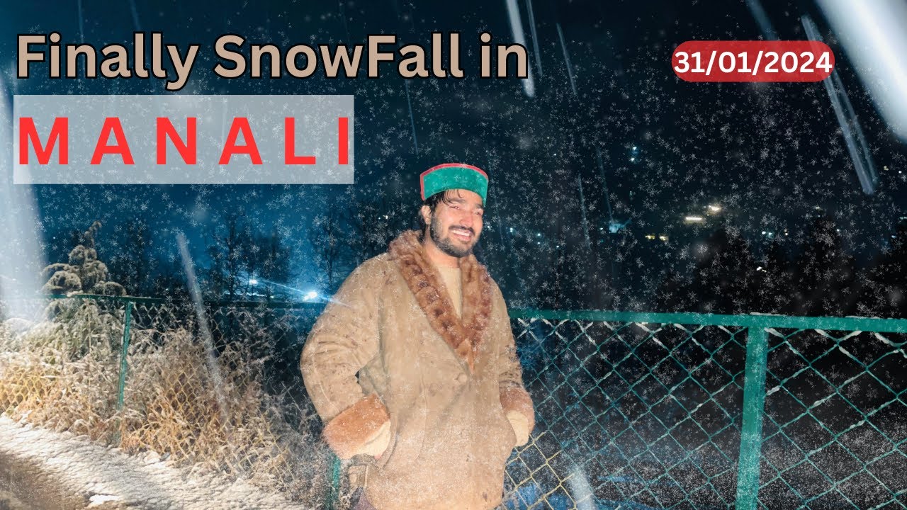 FIRST SNOWFALL OF MANALI || BOOK MANALI KASOL PACKAGE 6230744496.