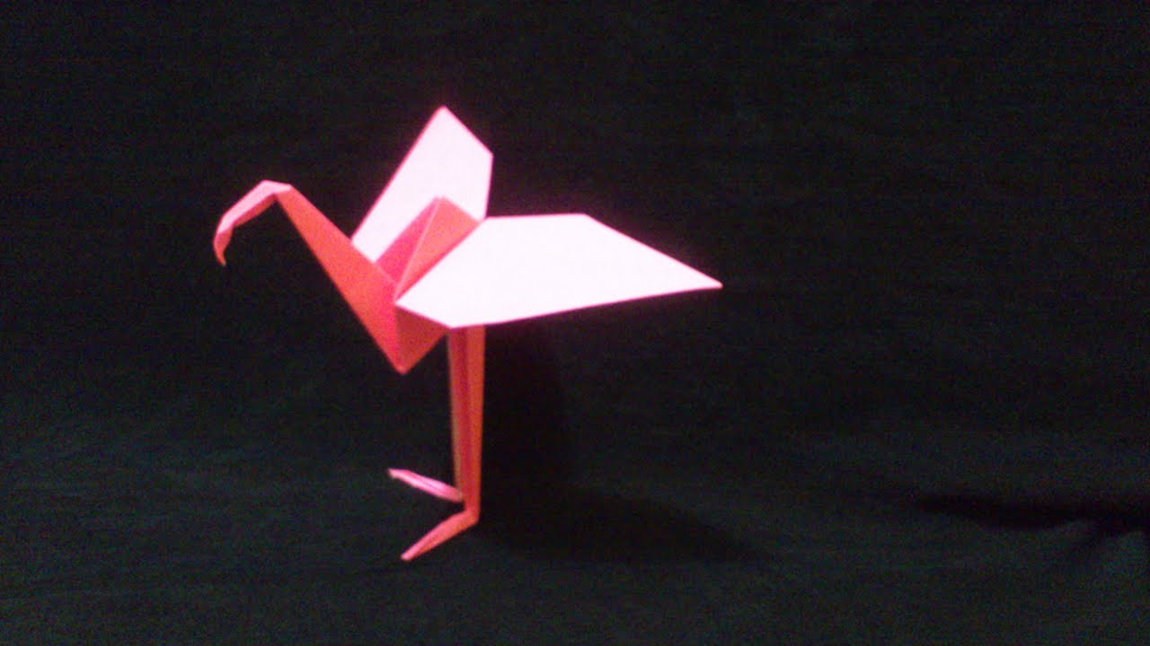 Origami Flaminggo | How To Make Origami Flamingo