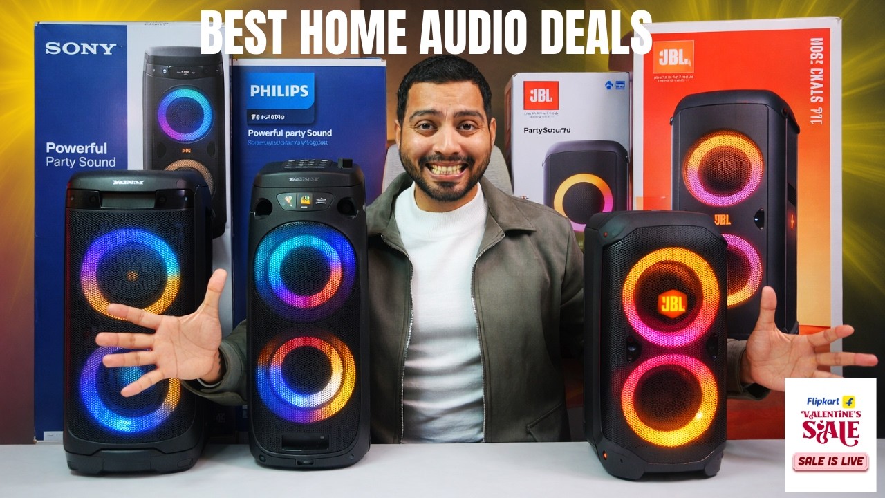 Best Home Audio Speakers & Party Speakers Deals on Flipkart Valentines Day Sale 2026