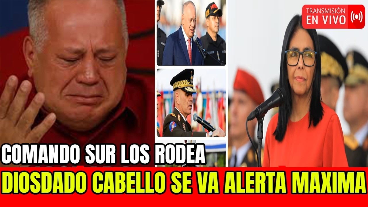 diosdado cabello se VA  De venezuela 🔴delcy rodriguez lo DESTITUYO🔴donald trump entraremos a caracas
