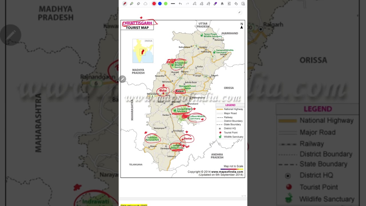 Tourist places in Chattisgarh 