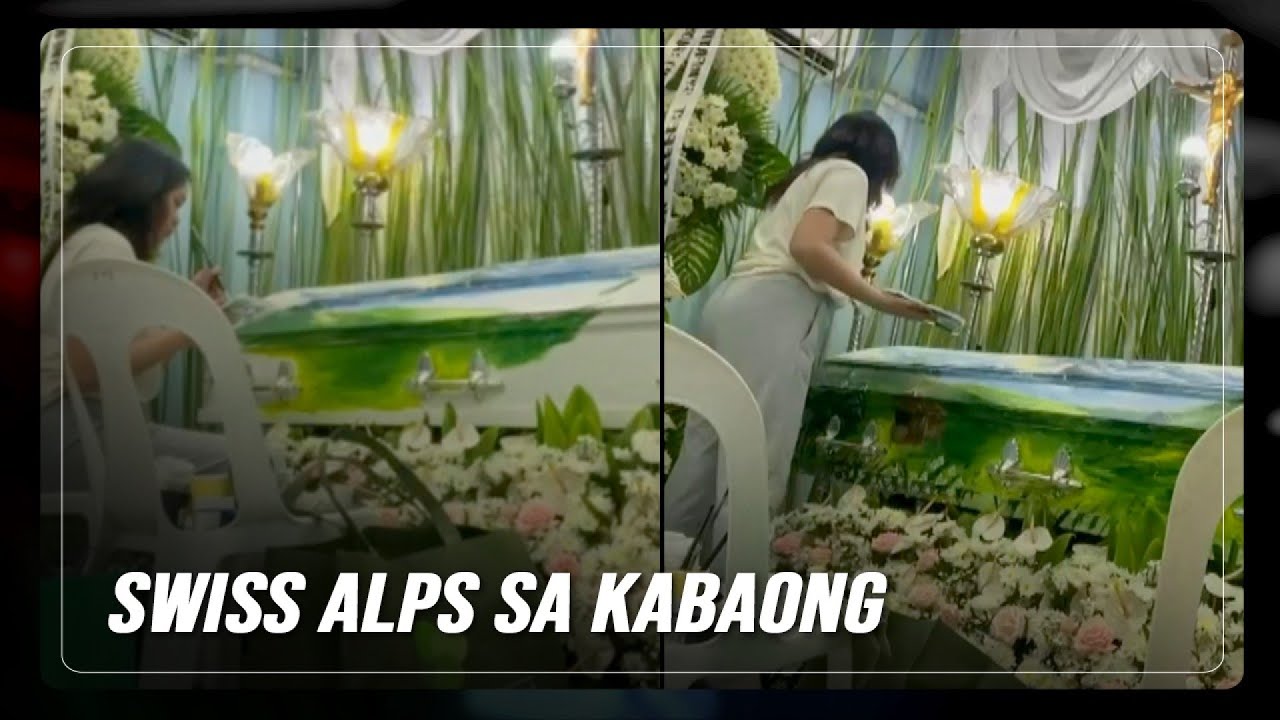 Babae dinisenyuhan ng Swiss Alps ang kabaong ng ina na pangarap makarating sa Switzerland