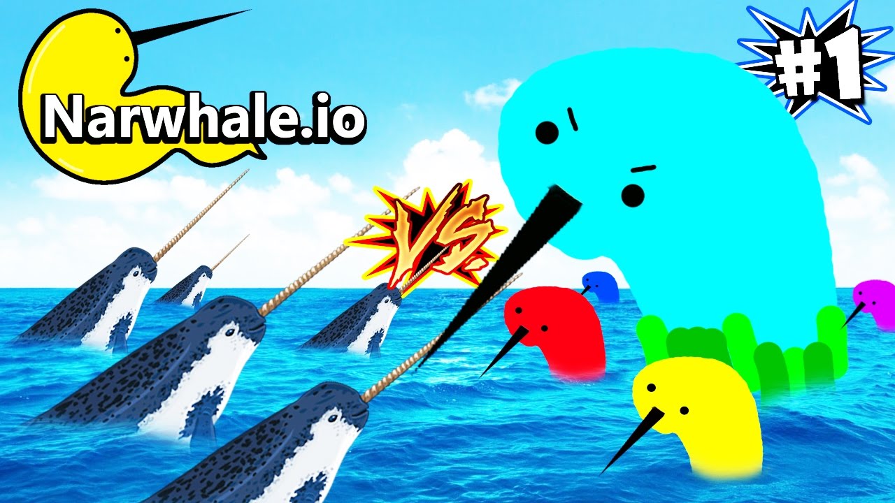 BATALLA DE BALLENAAAAS | NARWHALE.IO #1