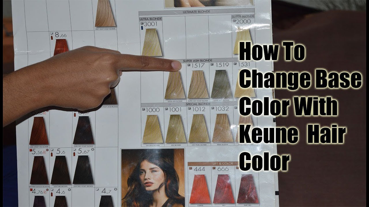How To Change Base hair Color With Keune |By The Stylish Mod