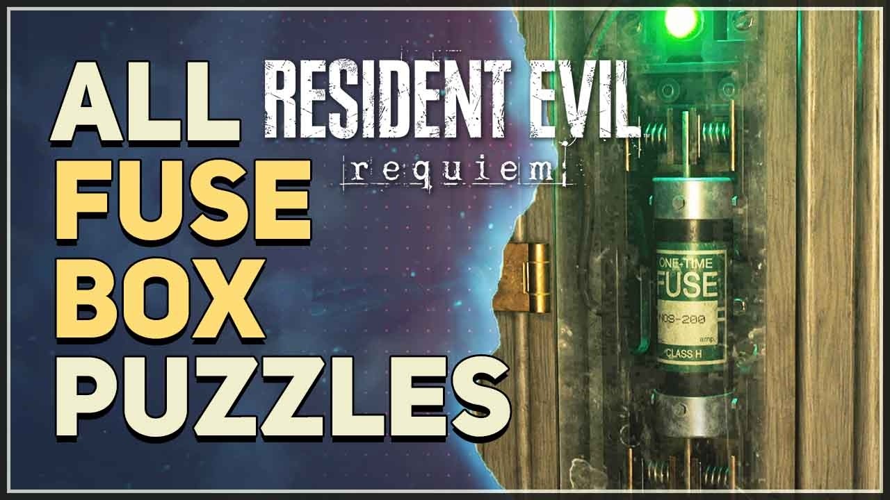 All Fuse Box Puzzles Resident Evil 9 Requiem
