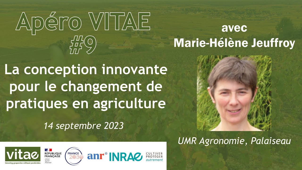 Apéro VITAE n°9 - La conception innovante pour le changement de pratiques en agriculture