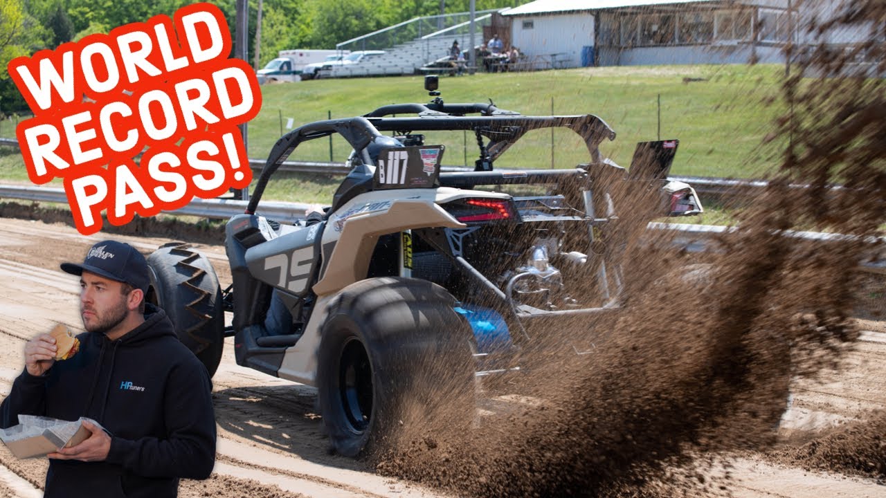 Setting a WORLD RECORD In a Can-Am X3! SUPER FAST 300' SXS Pass!