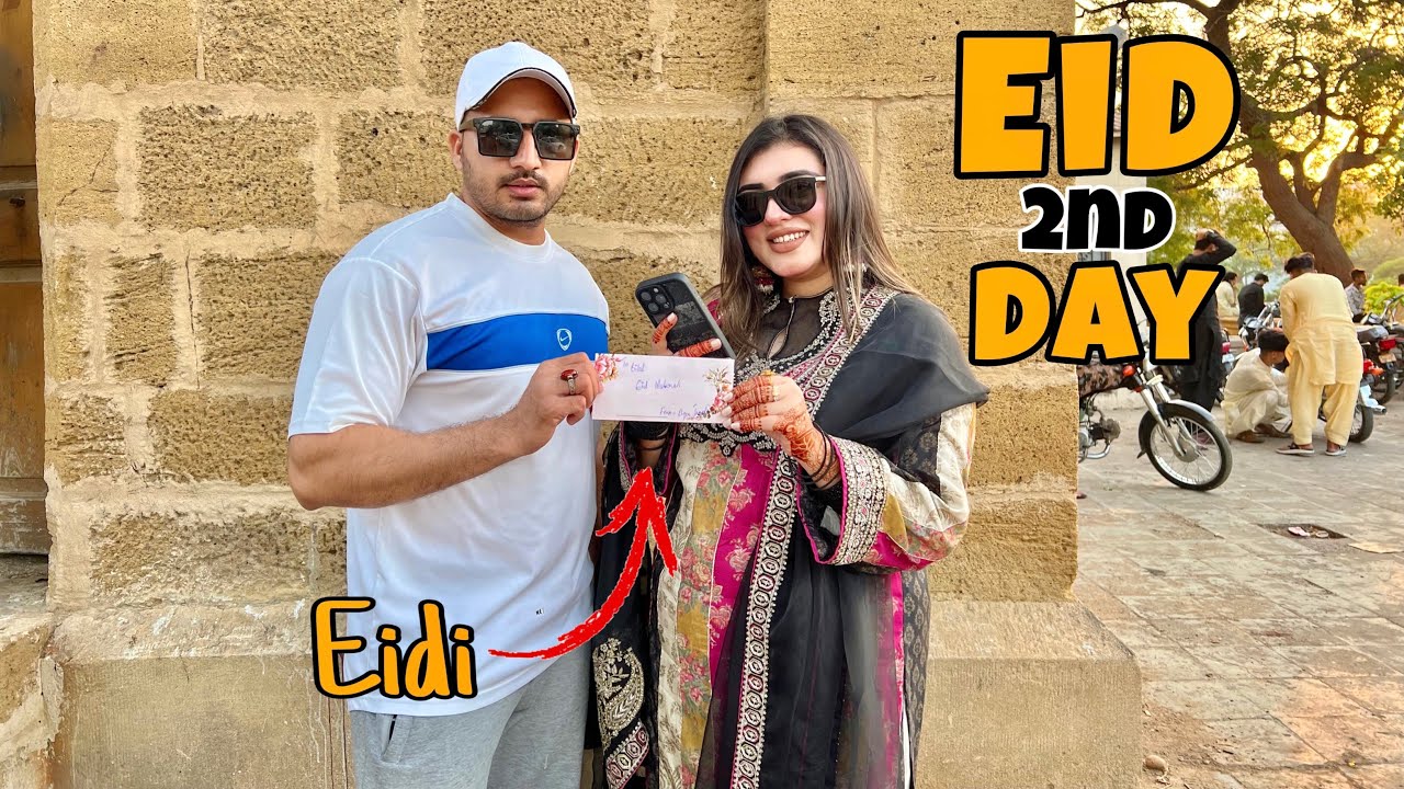 Eid 2nd Day With Aqsa Jamali❤️Kitni Eidi Mili❓😍Eid Mubarak ❤️