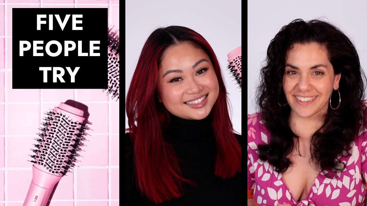 5 people try Mermade Blowdry Brush