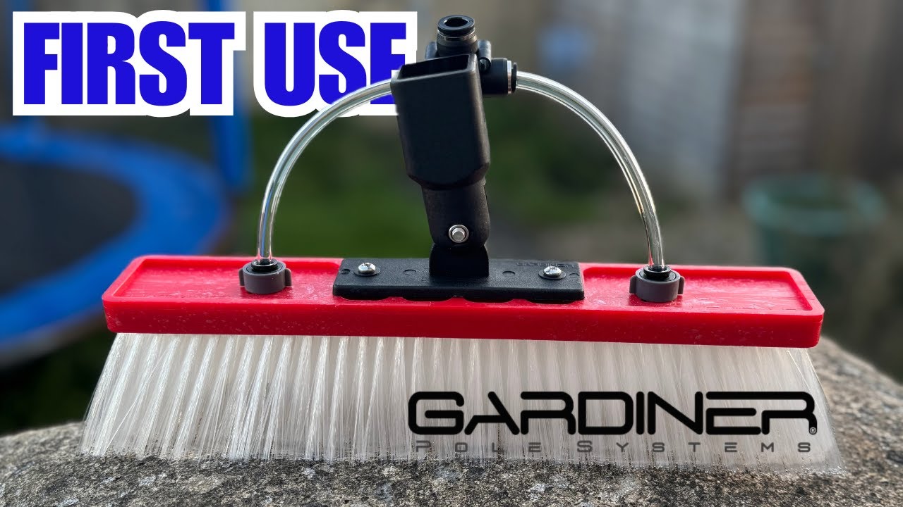 Первый день с щеткой Ultimate DuPont Tapertec Hybrid 26 см от Gardiner pole Systems