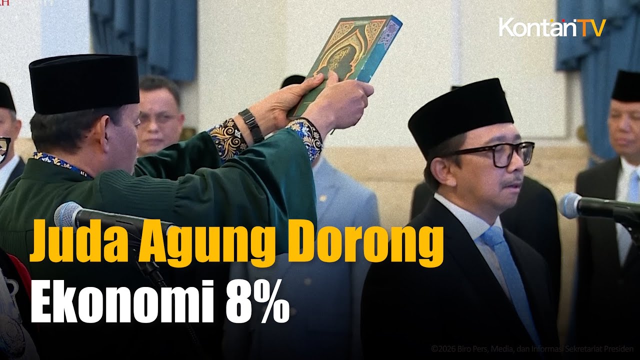 Juda Agung Resmi Jadi Wamenkeu, Dapat Tugas Berat: Dorong Ekonomi Indonesia Tembus 8%