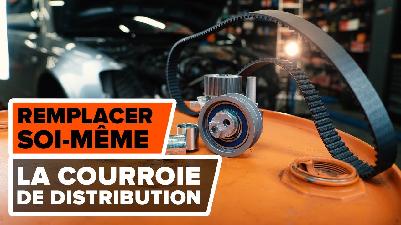 Comment remplacer kit de distribution et pompe à eau sur AUDI A4 (B7) [TUTORIEL AUTODOC]
