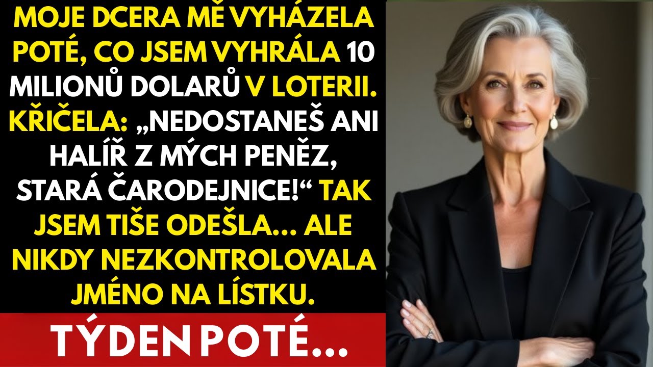 MOJE DCERA MĚ VYHÁZELA POTÉ, CO VYHRÁLA 10 MILIONŮ DOLARŮ, ALE NIKDY NEZKONTROLOVALA JMÉNO NA LÍSTKU