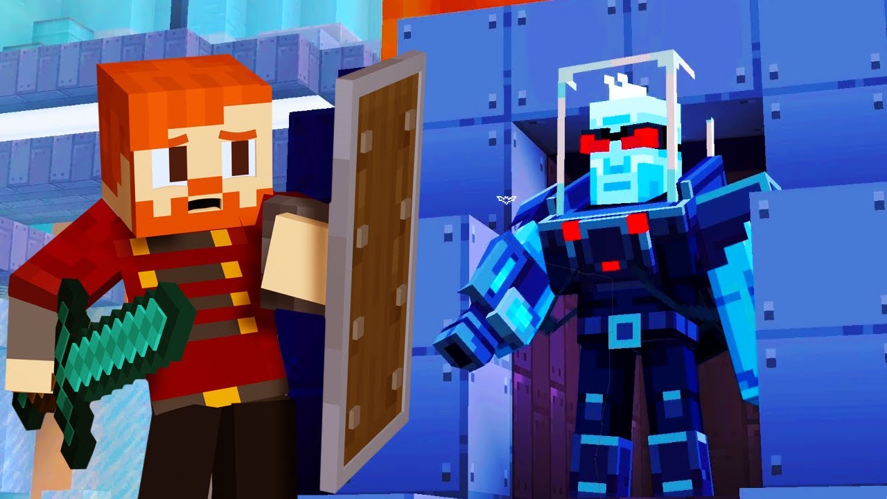Batman Modunda Mr. Freeze ile SAVAŞIYORUZ - minecraft