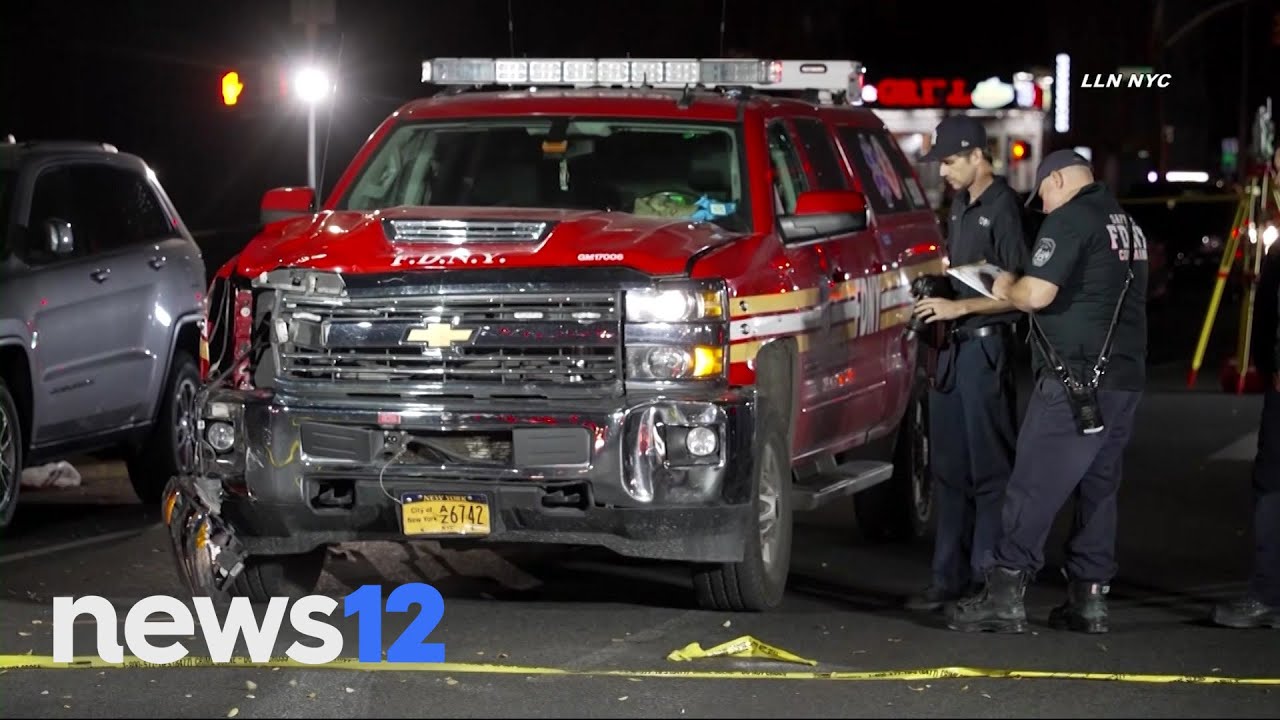 NYPD: Cyclist dead after being struck by FDNY truck in Brooklyn | News 12