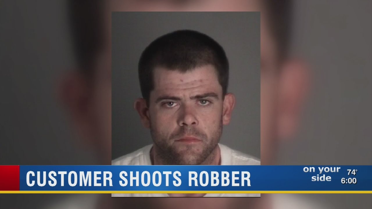 Customer shoots would-be robber