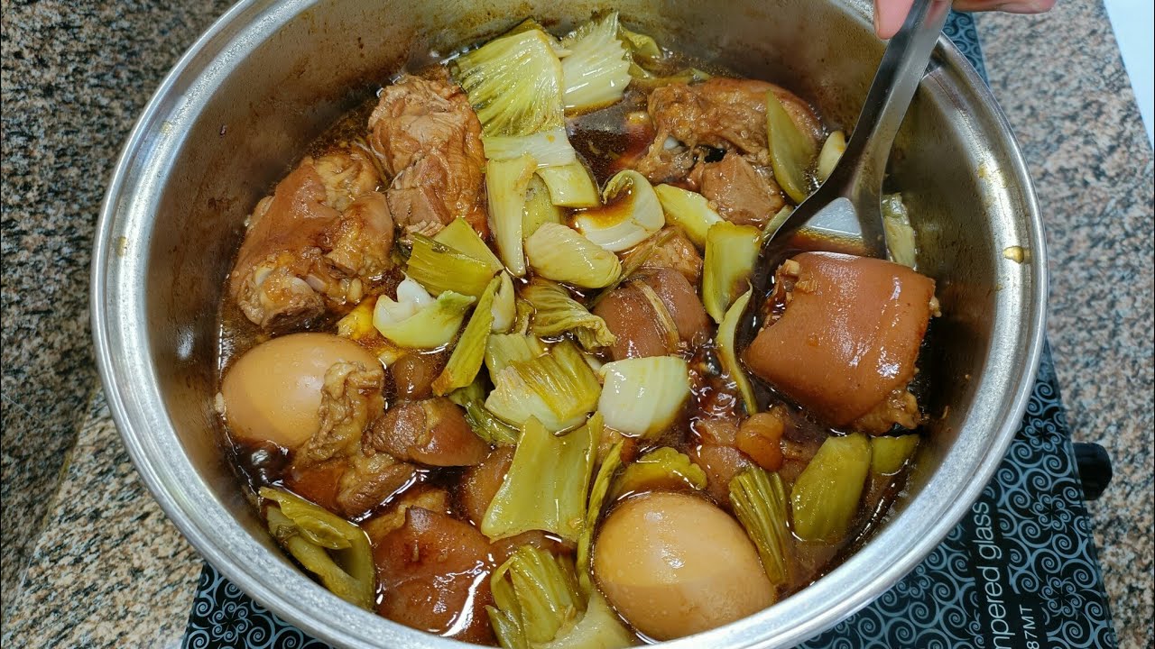 Giò Heo Kho Dưa Cải Chua Kiểu Thái Mềm Tan Rất Ngon