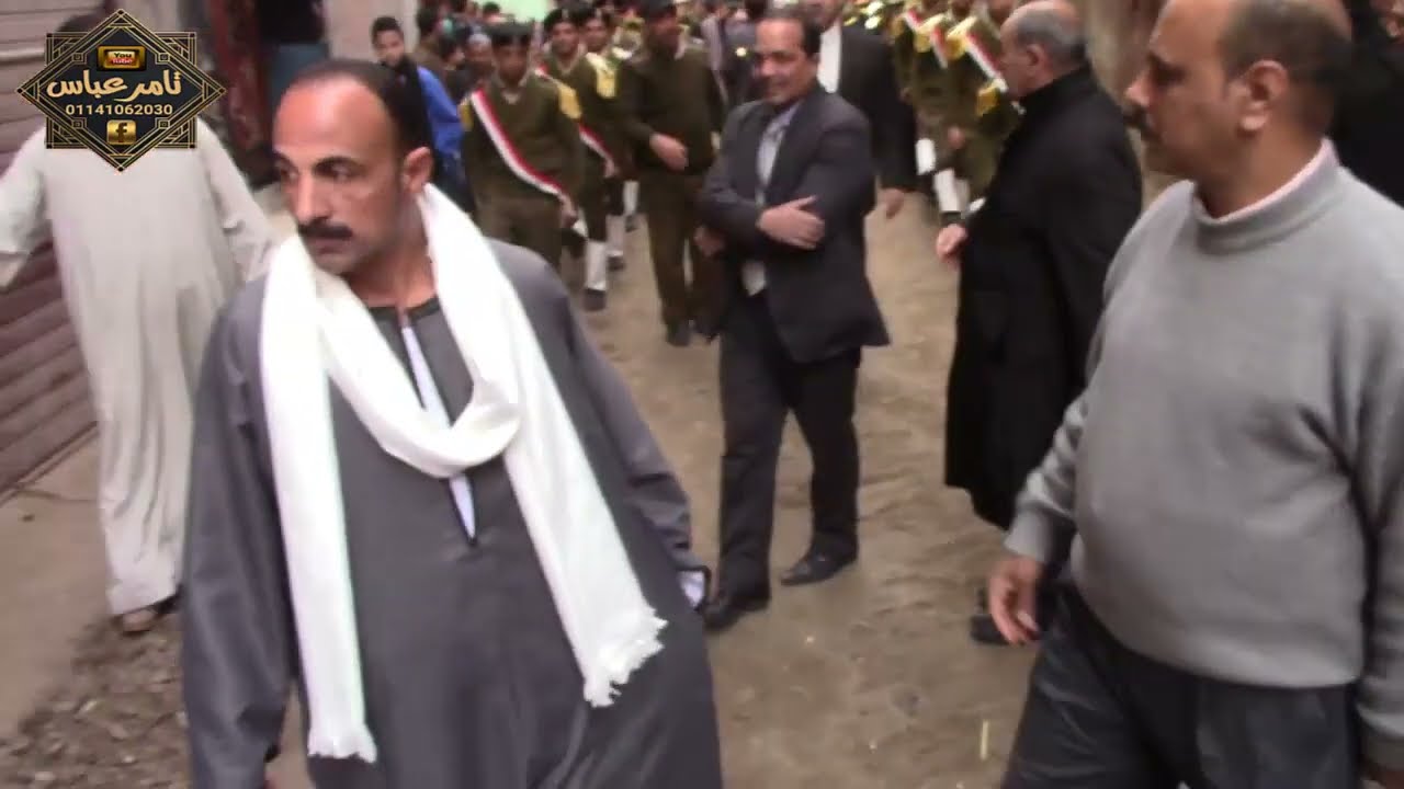 مراسم تشيع جنازة العسكرية بحضور القيادات العامة الشهيد اللواء عصام الخولى ابو كلس منوفية 31-12- 2018