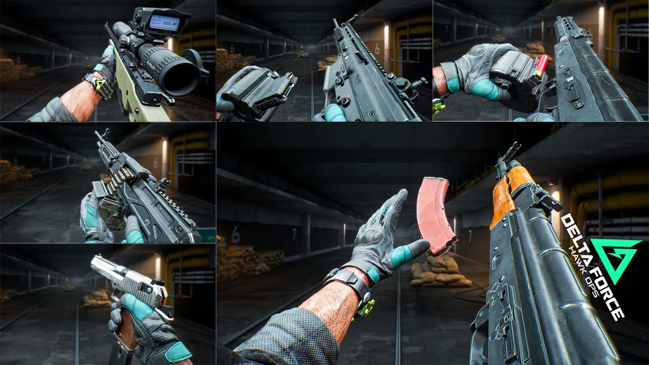 Delta Force: Hawk Ops - All Weapon Reload Animations [ 2024 - 2025 ]
