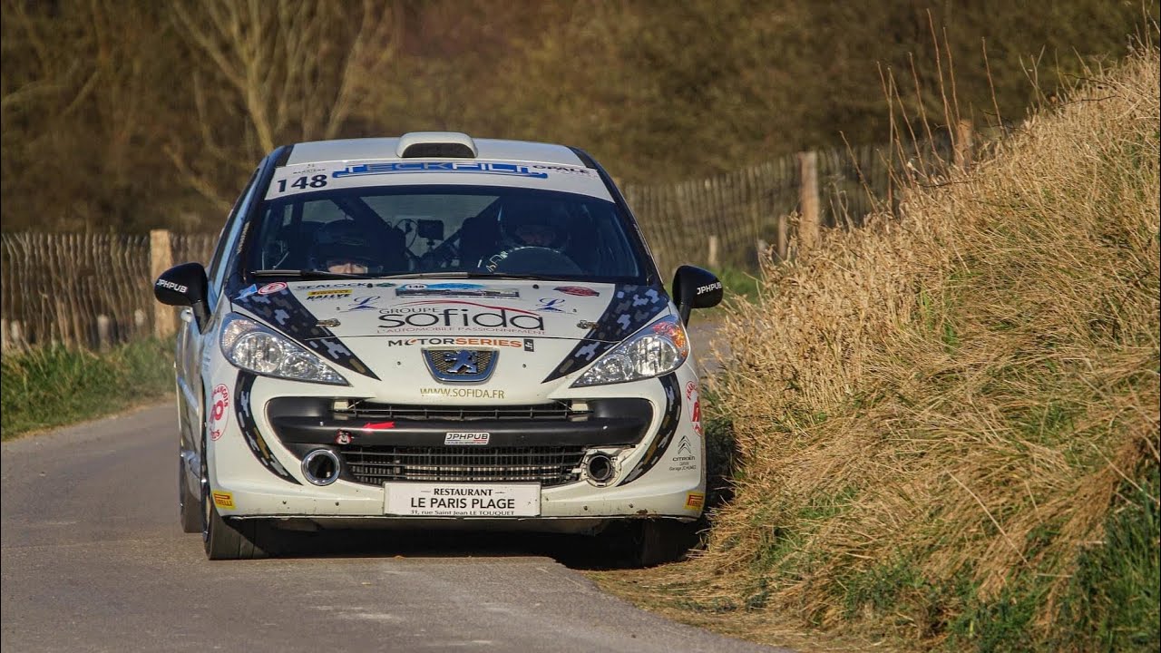 [ON BOARD] ES 3 RALLYE DU TOUQUET 2022 BECUE LUCAS BEAUJOIS MARINE 207 R3T 25.34KM 2 DEPASSEMENTS !